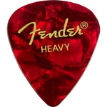 Fender Premium Picks - Heavy, 351 Shape, Red Moto