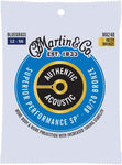 Martin Authentic Acoustic Guitar Strings, Superior Performance Bluegrass 12-56, 80/20 Bronze