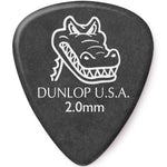 Jim Dunlop Gator Grip Standard 2.0mm Black Guitar Picks