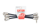 Gator Backline Series 3-Pack of 6 Inch Strt to RA Patch Cables