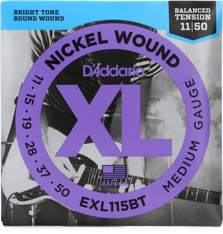 D'Addario EXL115 Medium - Nickel Wound Guitar Strings 11-49