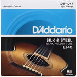 D'Addario EJ40 Silk & Steel - Acoustic Strings 11-47