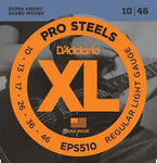 D'Addario EPS510 ProSteels Electric Guitar Strings, Regular Light, 10-46 - Texas Tour Gear