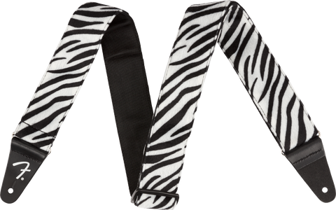 Wild Zebra Print Strap, 2"
