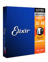 Elixir Nanoweb Electric Guitar Strings - .10-.046 Medium