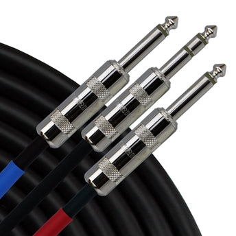 Y Cable TRS 1/4"-TS 1/4"
