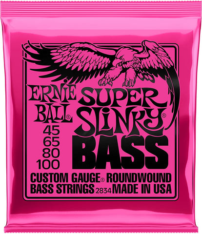 Ernie Ball 2834 Super Slinky Bass - Electric Bass Strings 45-100