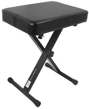 On Stage KT7800 Padded Keyboard Bench - Texas Tour Gear