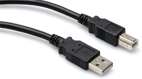 Hosa USB-205AB Type A to Type B High Speed USB Cable, 5 Feet - Texas Tour Gear