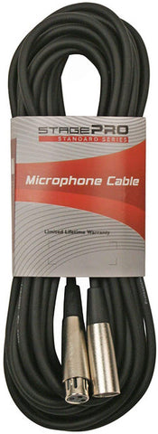 StagePro 10' Microphone Cable - XLR M to XLR F