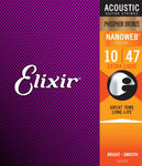 Elixir 16002 Nanoweb Strings, Extra Light 10-47 - Texas Tour Gear