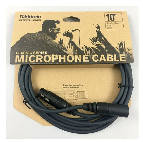 D'Addario XLR Cable - XLR Microphone Cable 10ft