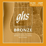 GHS 4L-RBB Pressurewound Acoustic/Electric Bass Strings (42-92 Light)