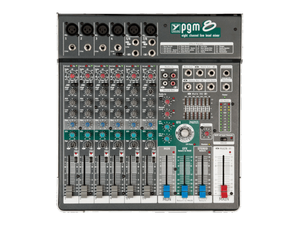 Yorkville PGM8 8-Channel Mixer with Effects
